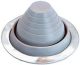 #3 Round Base GREY SILICONE Pipe Flashing