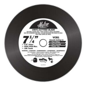 Malco VCB1 7-1/4" Vinyl Cutting Circular Saw Blade - Image 3