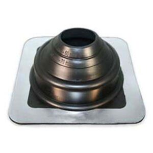 #2 Vent Master Flash Pipe Flashing, EPDM Black - Image 3