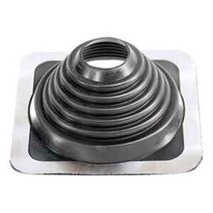 #4 Master Flash Black EPDM Square-Base Pipe Flashing - Image 3