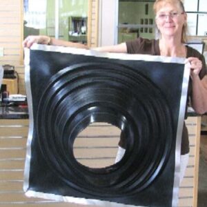 Maxi Master Flash Black EPDM Square-Base Flashing - Image 2