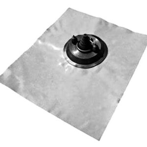 Solar Multi-Port Aluminum Base Roof Flashing, Red Silicone - Image 1