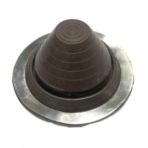 #3 Round Base BROWN Pipe Flashing - Image 1