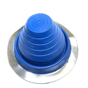 #3 Round Base DARK BLUE Pipe Flashing - Image 1